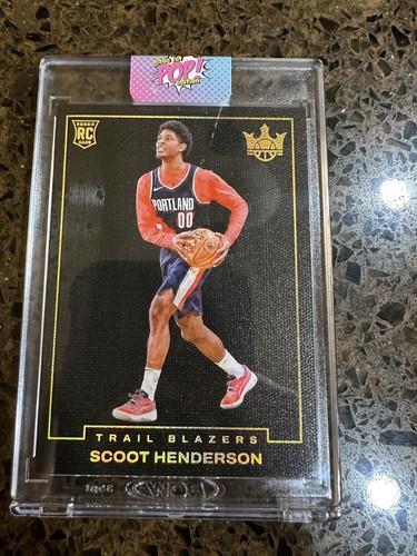 Scoot Henderson #13 2023 Panini Court Kings Blank Slate card