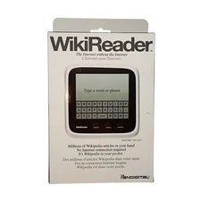 WikiReader Offline Wikipedia Reader - Battery operated, internet (2010)