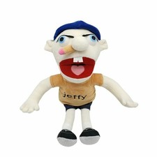 40/60cm Jeffy Puppet Hat Hand Jeffy Plush Cosplay Toy Game Stuffed Doll Kid Gift