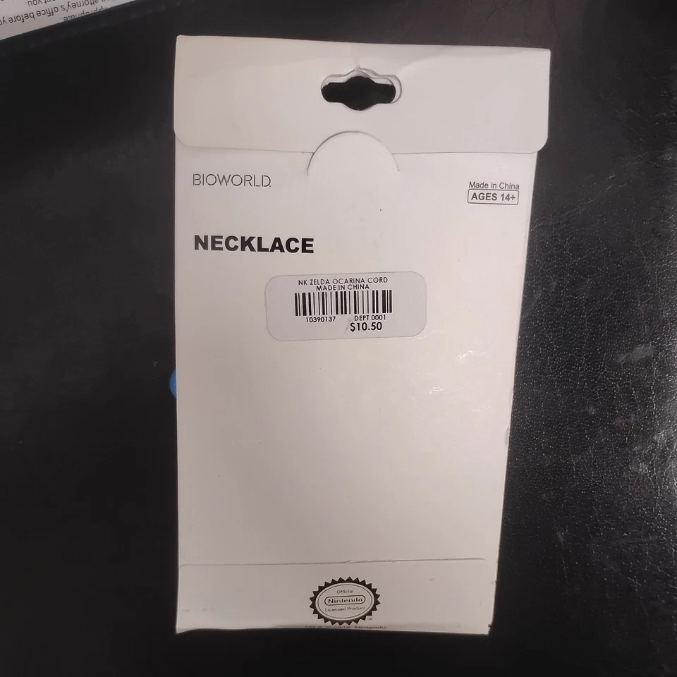 Legend of Zelda Ocarina of Time 3d 2016 Ocarina Necklace Bioworld - Image 2 of 3