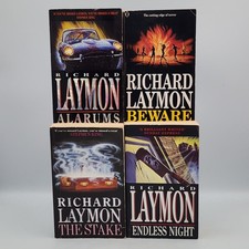 Richard Laymon 4x Horror PB Lot: Alarums, Beware, The Stake & Endless Night