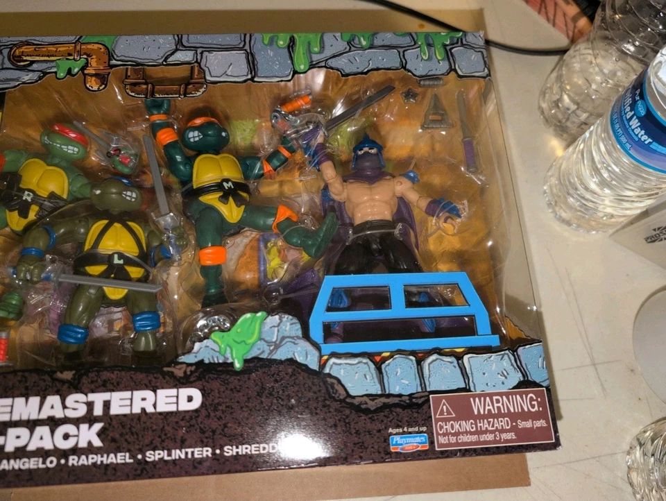 NUEVO Teenage Mutant Ninja Turtles 1988 remasterizado paquete de 6 Foto 4 de 4