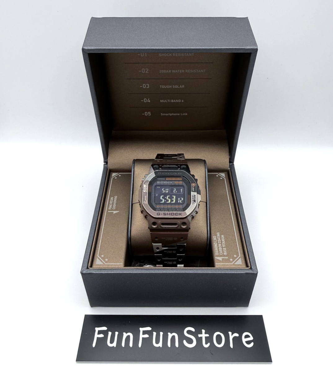 時計 GMW-B5000TVB-1JR G-SHOCK GMWB5000TVB1 | Black Full Metal Watch - G-SHOCK | CASIO