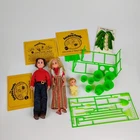 Vintage 1970s Mattel The Sunshine Family Dolls Greenhouse Lot Accessories Books