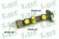 LPR Hauptbremszylinder 6726 10 X 1,25 3 Gusseisen FüR Fiat 131 Mirafiori 131A
