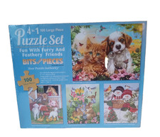 Puzzle Set 4 in 1 100 large Piece 