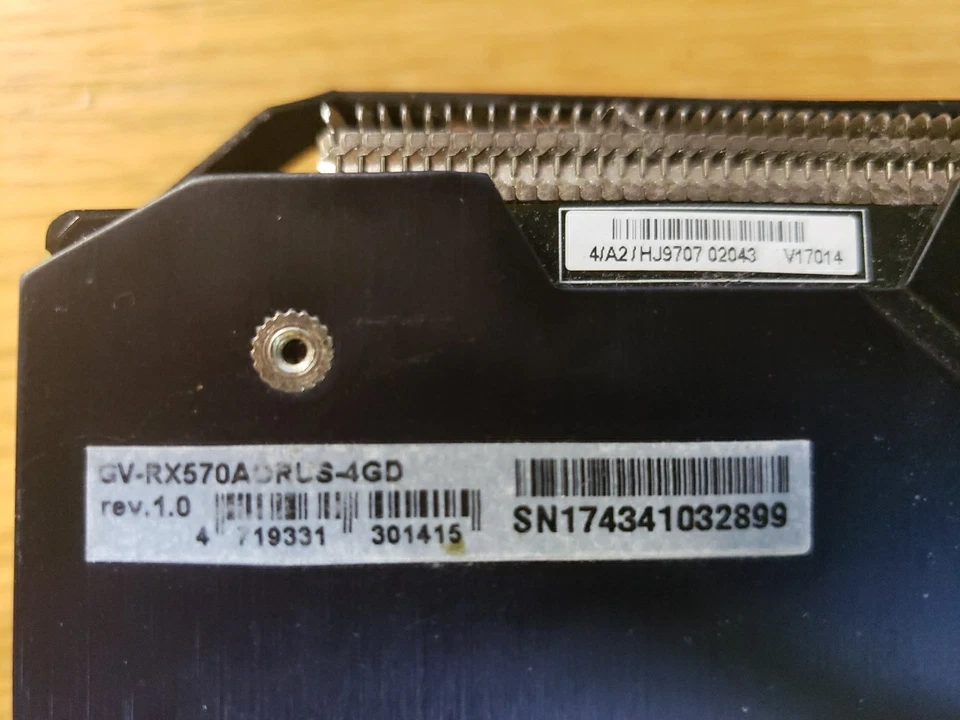 Apple Mac Pro EFI flashed Gigabyte AORUS Radeon RX570 4GB - Image 2 of 4