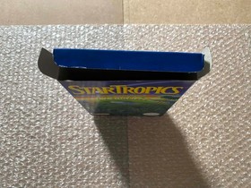 StarTropics (NES, 1990) - NEAR COMPLETE / BOX / MANUAL / NO LETTER / NO FOAM