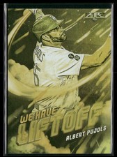 2021 Topps Fire We Have Liftoff Gold Minted #WHL-16 Albert Pujols Dodgers