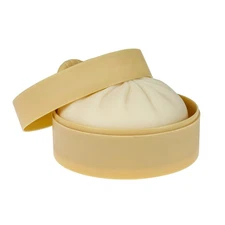 Dumpling Bao Squishy Stress Ball Toy w/ Steamer Box – Food Squishy Fidget Ja-Ru