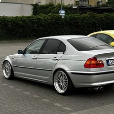 19 Zoll UA3 Stufentiefbett Alufelgen 8,5+9,5x19 5x120 ET35-35 silber f�r BMW E46
