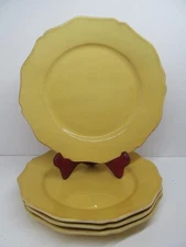 Le Comptoir De Famille Prim Style French Dinnerware Set Of Four 8 3/4" Plates