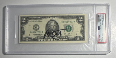 Ron DeSantis Autographed $2 Bill - PSA/DNA Authenticated - Auto - Governor - Fl