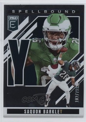 2025 Panini Donruss Elite Spellbound 102/799 Saquon Barkley #7 1dl6