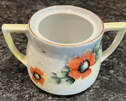 Krister KPM Amapola Florals Azúcar y Crema con Tapa con Tazón Noritake Nippon a Juego - Imagen 16 de 19