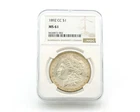 1892 CC Morgan Dollar NGC Graded MS 61 Toning