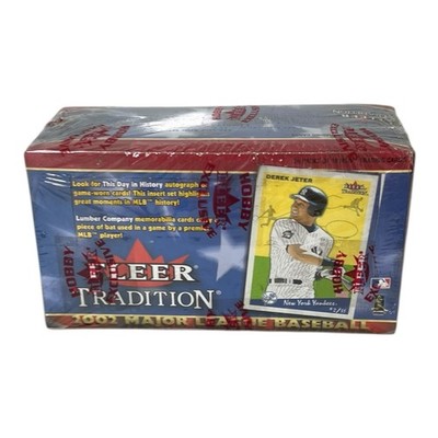 2002 Fleer Tradition Factory Sealed Hobby Box- Jeter, Pujols Possible Autographs