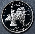 2001-S 50 State Quarters New York Proof — photo from another recent sale