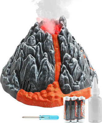 Volcano Toy With Mist Dinosaur Sounds Kids 3-5 Eruption Model Science Gift