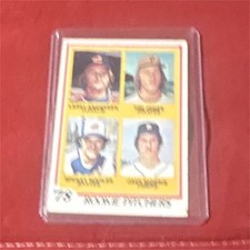 Topps 1978 #703 Rookie Pitchers Jack Morris RC Larry Andersen Baseball Card. rookie card picture