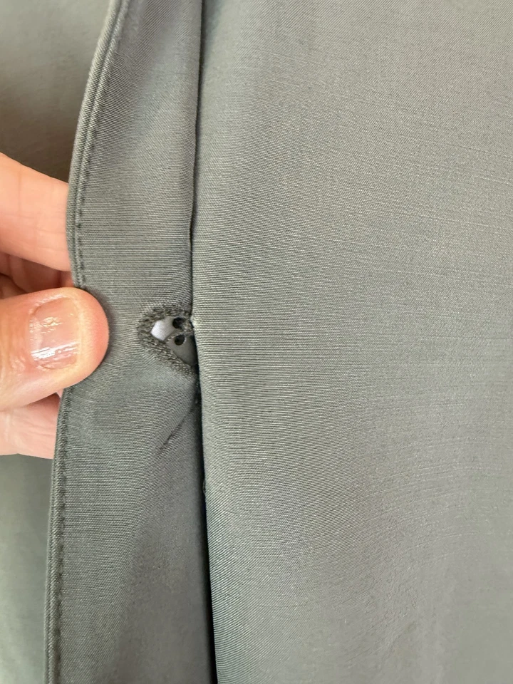 Theory Coat Womens Medium Wool Blend Hidden Button Lined Classic Jacket - Image 2 of 4