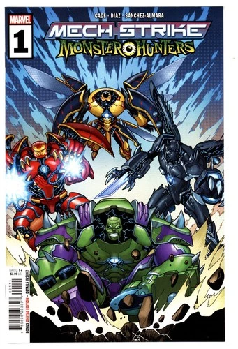 Mech Strike: Monster Hunters #1 NM 9.4 2022  Pere Perez Cover