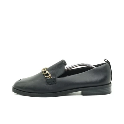 M&S Damen slipper mit loafer schwarz leder low-top basics klassisch EU 40 - Bild 1 von 4