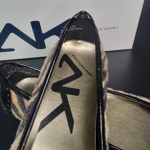 Ballerine Anne Klein nuove scarpe a righe tigre da donna taglia 8,5. - Foto 3 di 8