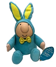 Vintage Ziggy Easter Bunny Hug Plush Doll 1988 American Greetings 8" With Tags