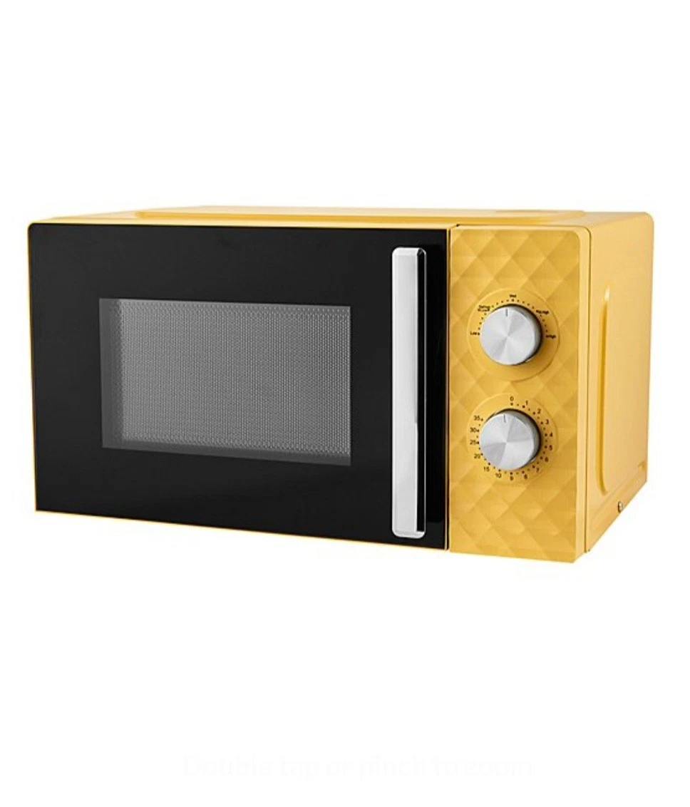 Microwave Oven 700W 17L Freestanding 44cm Yellow Diamond Effect Stylish Elegant
Opens in a new windo