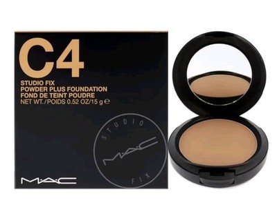 MAC Studio Fix Powder Plus Foundation C4 Full Size NEW AUTHENTIC 0.52 oz 15g