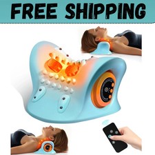 Hugterra Neck Massager 2025, Neck and Shoulder Relaxer with Heat, 3 Modes, Porta