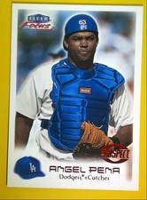 2000 Fleer Focus Portrait Variation #241 Angel Pena - Dodgers #/3999