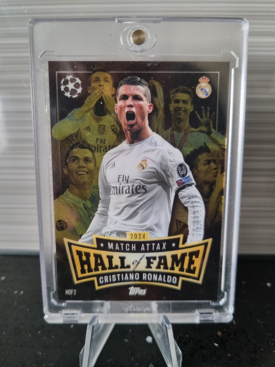Rare Cristiano Ronaldo HALL OF FAME Card # HOF 2 Topps Match Attax