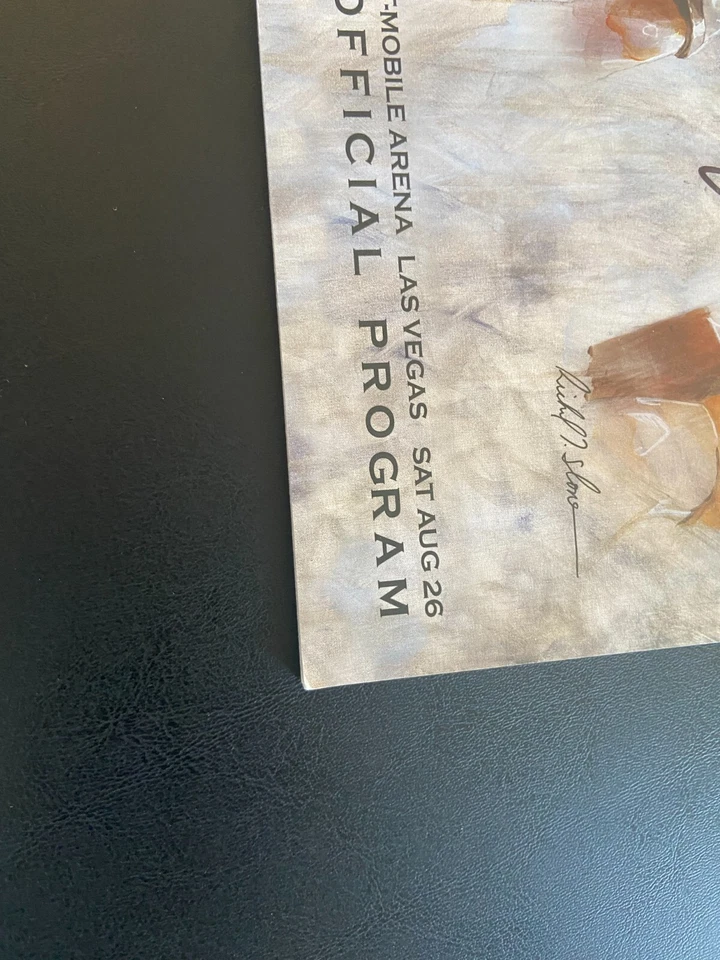 CONOR MCGREGOR SIGNED OFFICIAL FIGHT PROGRAM FLOYD MAYWEATHER JR UFC BOXING BAS - Image 2 of 4