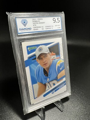 2021 Donruss Justin Herbert  Variation #70 Los Angeles Chargers NFL Trading Card