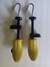 Eachway Shoe Stretcher Shoe Trees Adjustable Length & Width 2 pcs Yellow Small