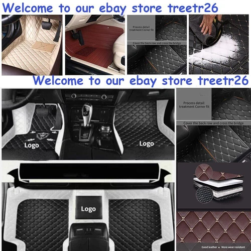 Fit For Toyota Corolla Car Floor Mats Luxury Custom Waterproof Auto Carpets Pads - Picture 36 of 37