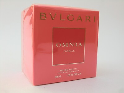 Bvlgari OMNIA Coral EDT Nat Spray 40ml - 1.35 Oz BNIB Retail