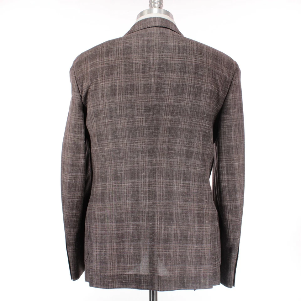 Abrigo deportivo Brunello Cucinelli nuevo con etiquetas mezcla de lana talla 50R EE. UU. 40 marrón con púrpura claro Foto 2 de 4