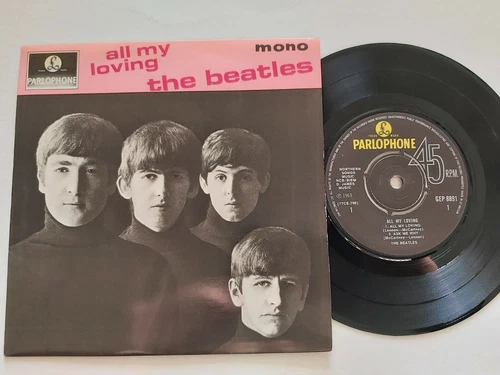 BEATLES ALL MY LOVING  EP UK REISSUE PRESSING 7" VINYL  Ex/NR MINT
