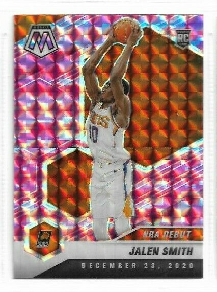 2020-21 Panini Mosaic Jalen Smith Camo Pink Parallel RC Card # 275