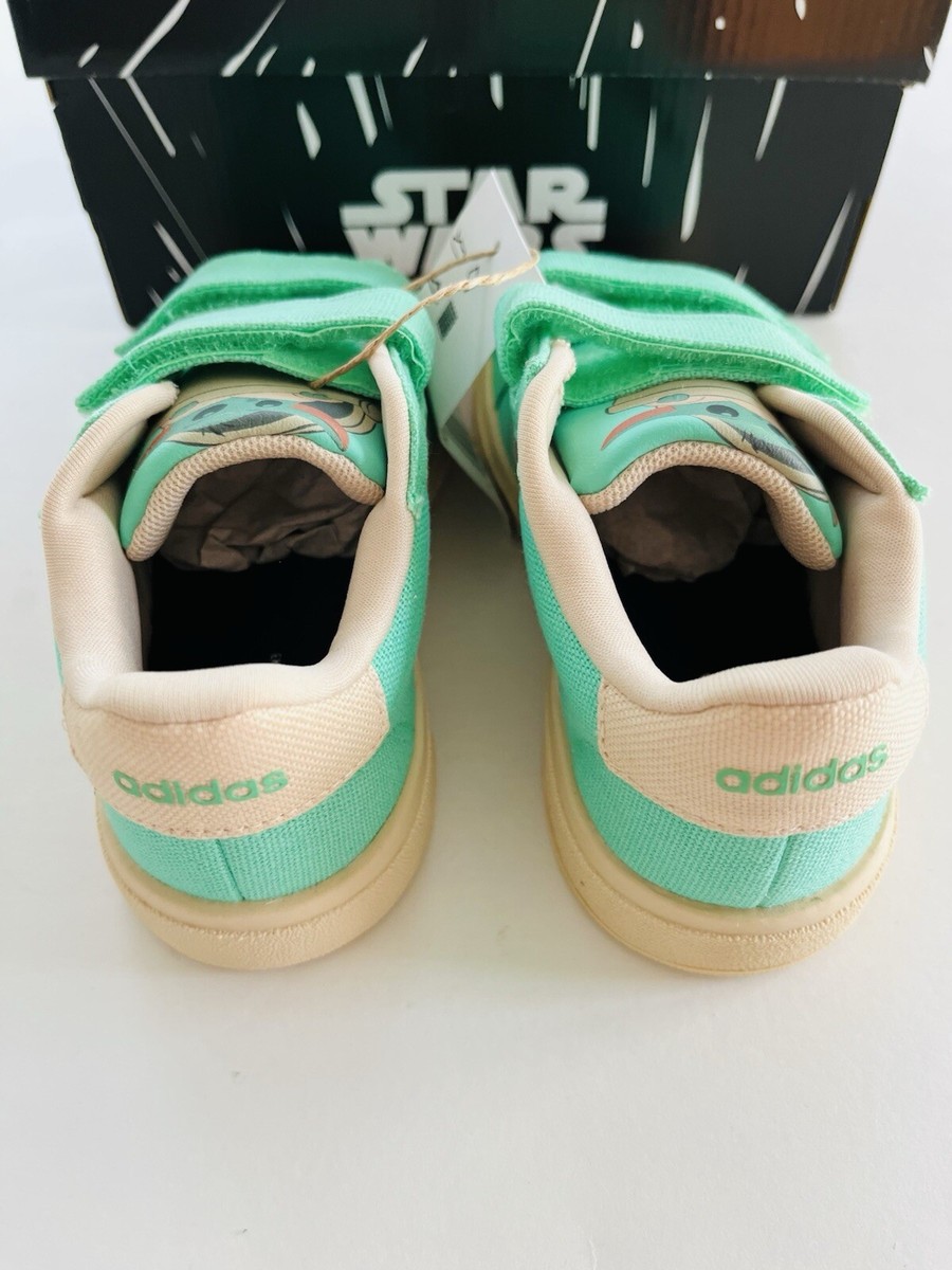 NEW Adidas x Star Wars Grand Court Grogu Baby Yoda Tennis Shoes