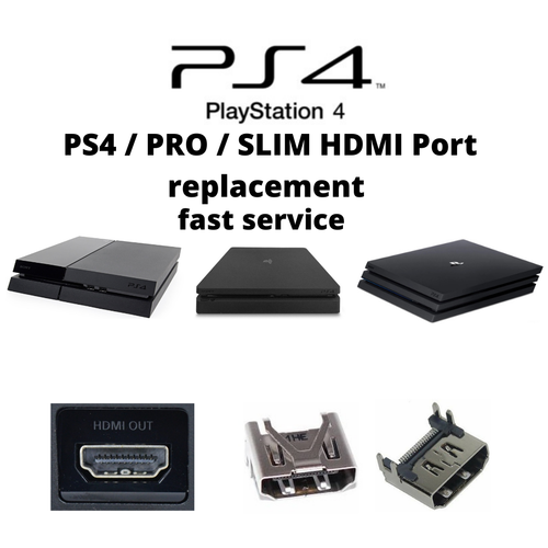 SONY PS4 / PRO / SLIM Playstation 4 HDMI port replacement fast service |  eBay