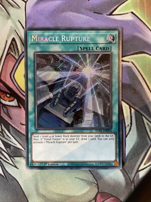 BLAR-DE014 Wunderbruch Secret Rare 1. Auflage NM Yugioh Karte