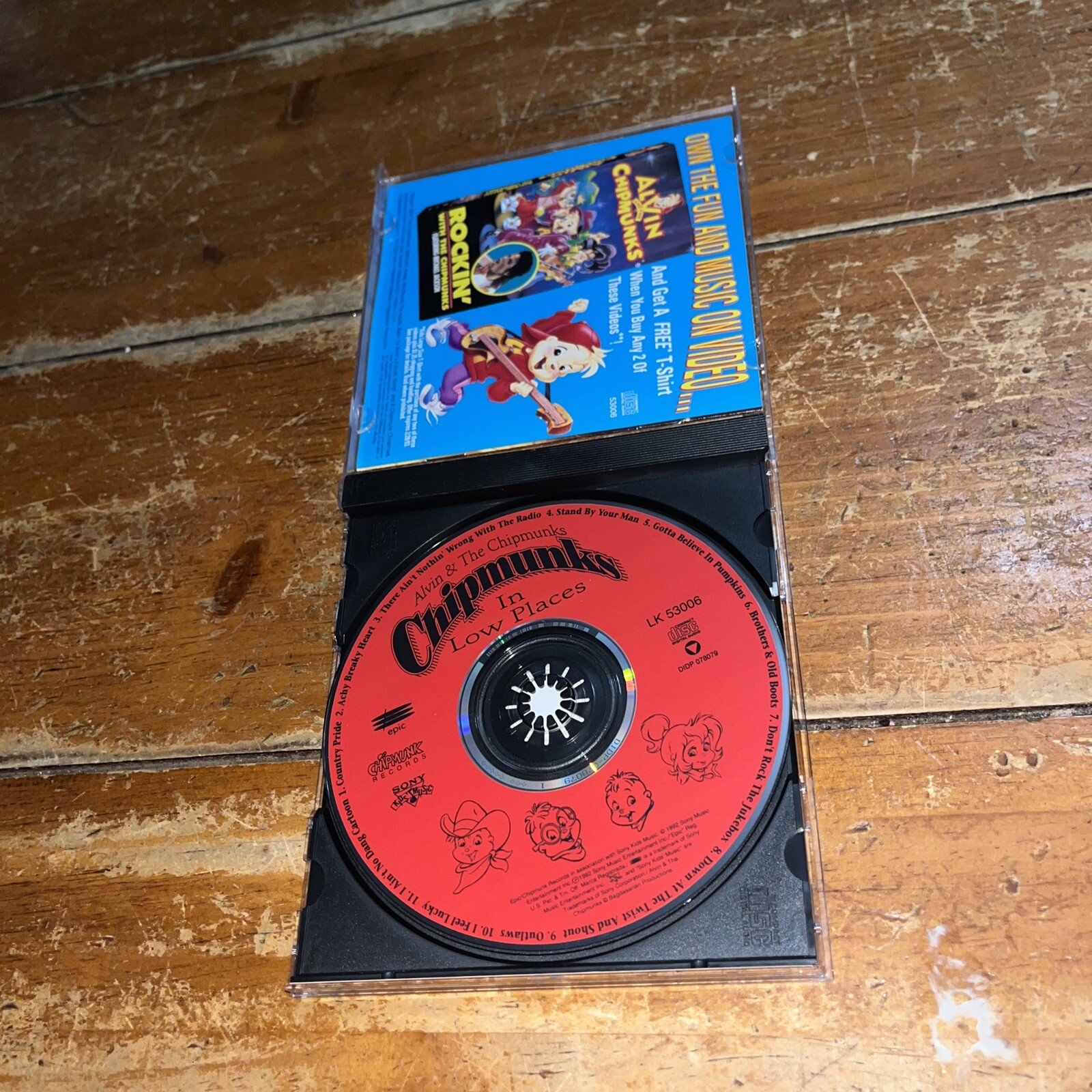 Chipmunks In Low Places by Alvin & The Chipmunks (CD, 1992, Chipmunk