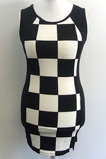 Black & White Bodycon Mini DressMedium / Large SALEb VV 05