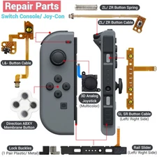 For Nintendo Switch Console Joy-Con ALL Repair Part Button Flex Cable Ribbon Lot
