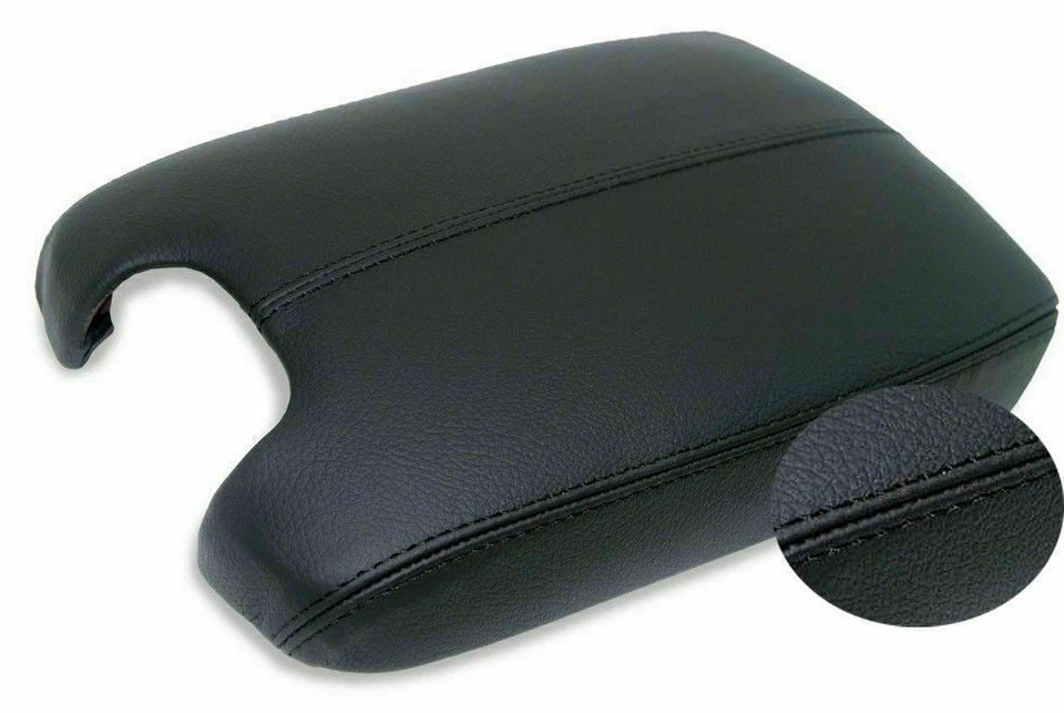 Se adapta a 08-12 Honda Accord, 10-15 Crosstour consola vinilo reposabrazos acolchado negro Foto 3 de 4