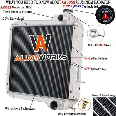 89② Radiator For Hitachi ZX200 ZX210 ZX230 ZX240-3 ZX250 ZX270 ZX225US